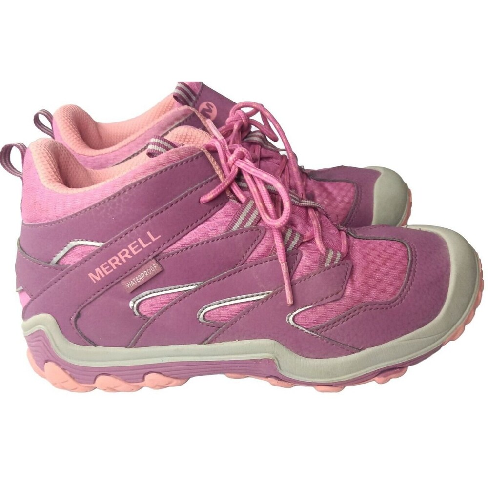 Merrell M-Cham 7 ACS Waterproof Hiking Boots Girl's Size 4 M Retail $89
